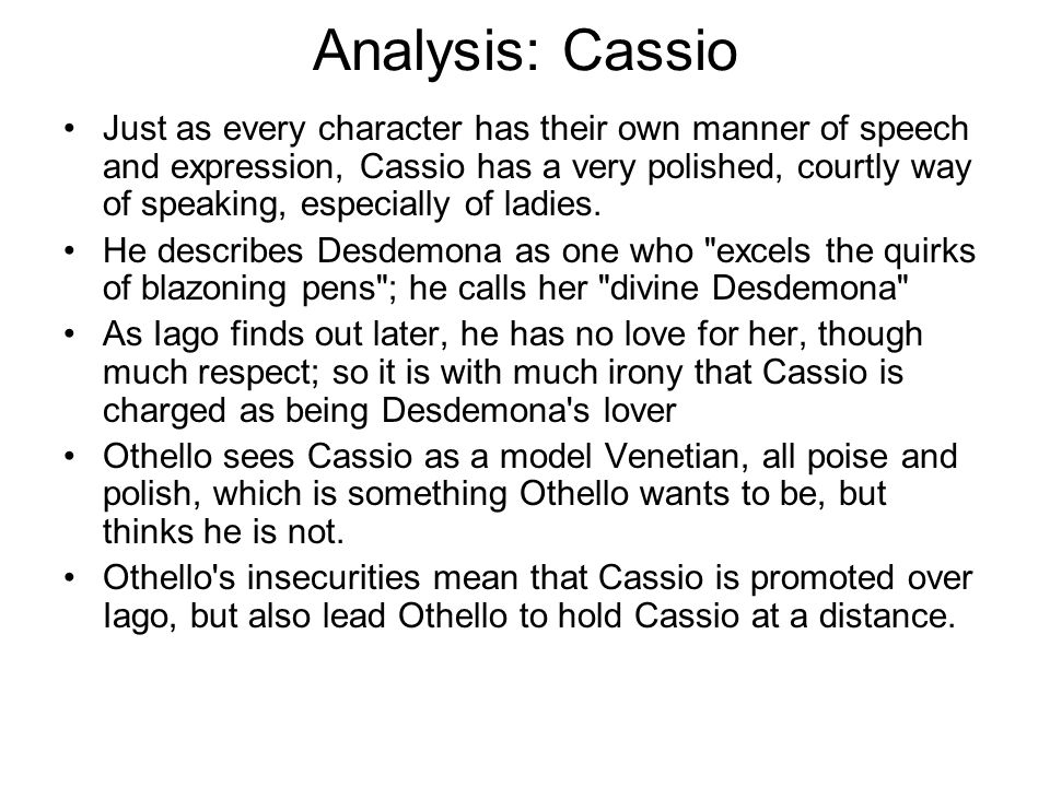Othello - Iago Character Analysis